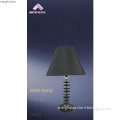 Fancy classical hotel lighting fabric table lamp